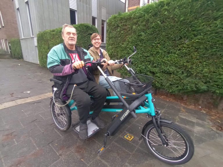 duofiets van hostel hogelanden