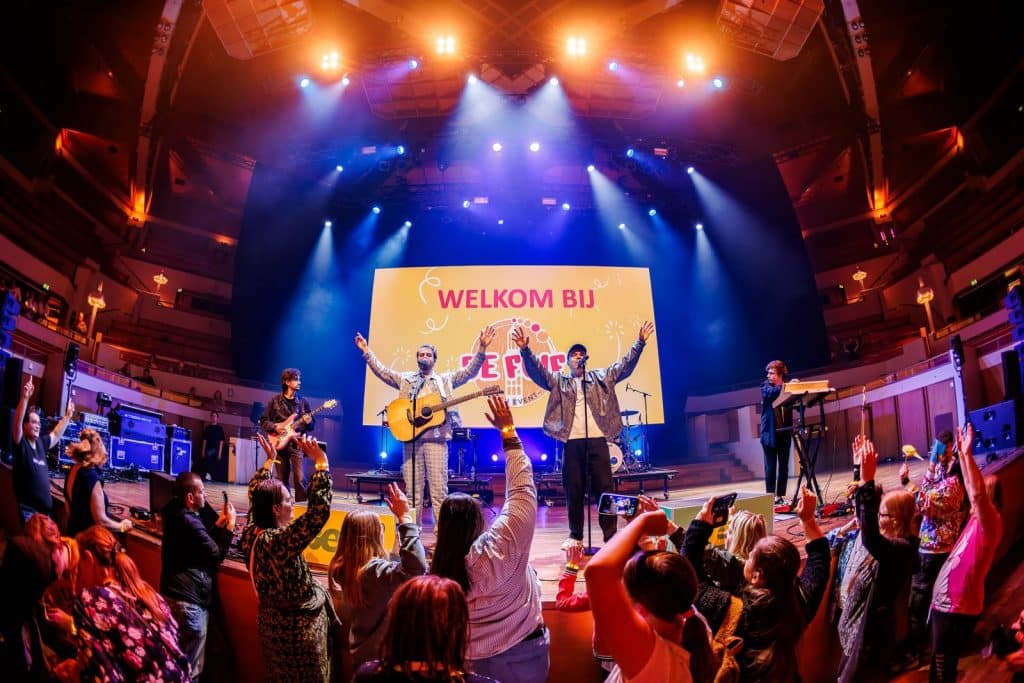 Optreden in TivoliVredenburg tijdens de FUIF