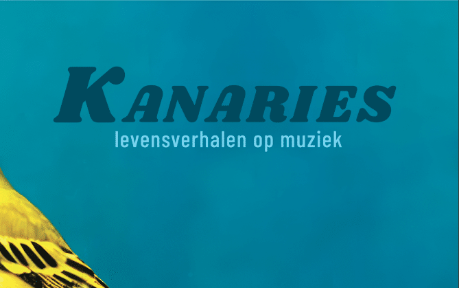 Poster van de voorstelling 'Kanaries'