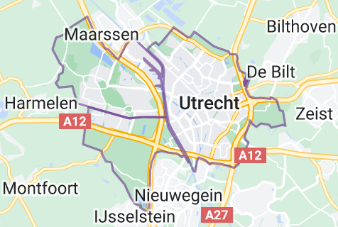 Plattegrond gemeente Utrecht