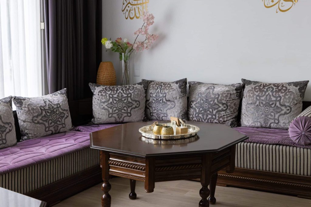 Marokaanse zithoek in Daar-Na